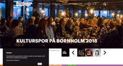 Desktop Screenshot of bornholmskulturuge.dk